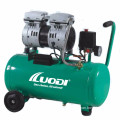 portable 50l two cylinder silent oil-free air compressor for Spray painting